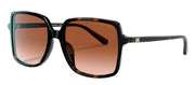 Michael Kors Isle of Palms MK 2098U 378113 Square Plastic Tortoise Sunglasses with Brown Gradient Lens