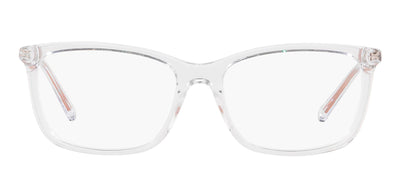 Michael Kors MK 4030 3998 Rectangle Plastic Clear Eyeglasses with Logo Stamped Demo Lenses Lens