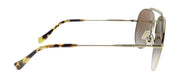 Miu Miu MU 53VS ZVNQZ9 Pilot Metal Gold Sunglasses with Brown Mirror Lens