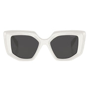 Prada PR 14ZS 1425S0 Fashion Plastic White Sunglasses with Grey Lens