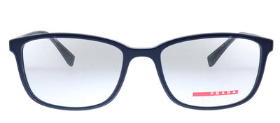 Prada Linea Rossa Lifestyle PS 04IV TFY1O1 Rectangle Plastic Blue Eyeglasses with Demo Lens