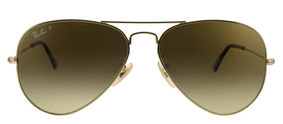 Ray-Ban RB 3025 001/M2 Aviator Metal Gold Sunglasses with Brown Gradient Lens