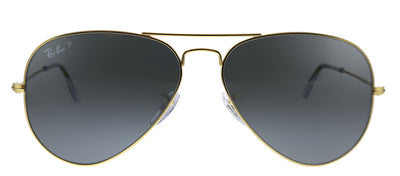 Ray-Ban RB 3025 919648 Aviator Metal Gold Sunglasses with Black Polarized Lens