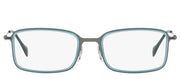 Ray-Ban RX 6298 2810 Rectangle Metal Gunmetal Eyeglasses with Demo Lens