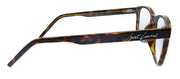 Saint Laurent SL 398 002 Rectangle Acetate Havana Eyeglasses with Demo Lens