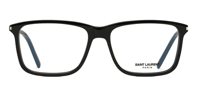 Saint Laurent SL 454 001 Rectangle Plastic Black Eyeglasses with Anti-Reflective Lens