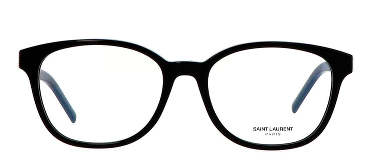 Saint Laurent SL M113O 001 Rectangle Plastic Black Eyeglasses with Clear Lens