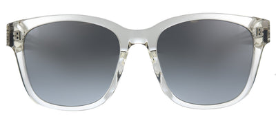 Saint Laurent SL M68/F 002 Clubmaster Acetate Black Sunglasses with Grey Lens