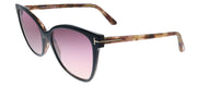 Tom Ford Ani TF 844 05T Cat-Eye Plastic Havana Sunglasses with Pink Gradient Lens