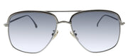 Victoria Beckham VB 200S 040 Square Metal Silver Sunglasses with Blue Gradient Lens