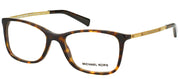 Michael Kors Antibes MK 4016 3006 Square Plastic Tortoise/ Havana Eyeglasses with Demo Lens