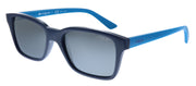 Vogue Eyewear Junior VJ 2004 27776G Square Plastic Blue Sunglasses with Grey Gradient Mirrored Lens