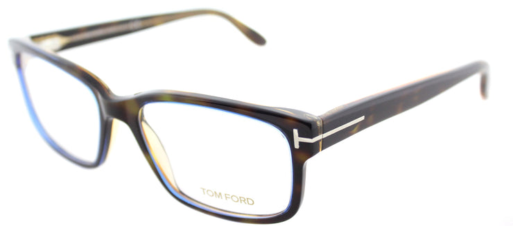 Tom Ford FT 5313 055 Rectangle Plastic Tortoise/ Havana Eyeglasses with Demo Lens