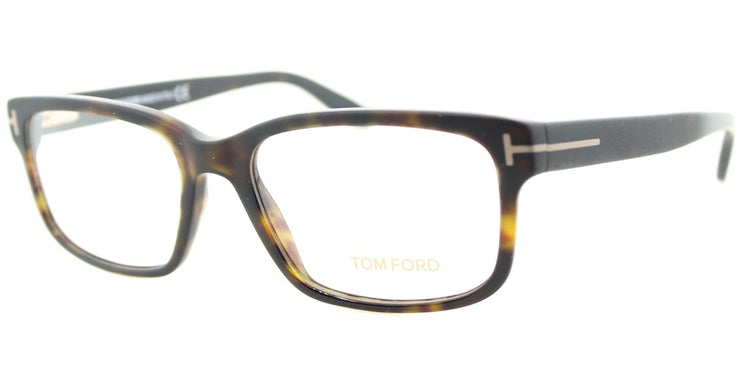 Tom Ford FT 5313 052 Rectangle Plastic Brown Eyeglasses with Demo Lens