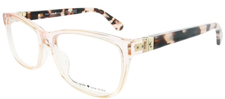 Kate Spade KS Calley HT8 Rectangle Plastic Pink Eyeglasses with Demo Lens