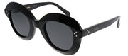 Celine Lola CL 41445 807 IR Round Plastic Black Sunglasses with Grey Lens