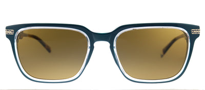 Original Penguin PE Suspender2.0 DN Square Plastic Blue Sunglasses with Brown Polarized Lens