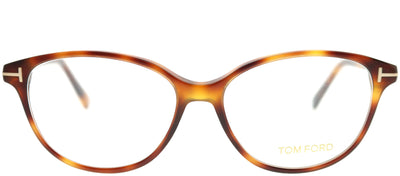 Tom Ford FT 5421 053 Cat-Eye Plastic Tortoise/ Havana Eyeglasses with Demo Lens