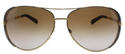 Michael Kors Chelsea MK 5004 1014T5 Aviator Metal Gold Sunglasses with Brown Polarized Lens