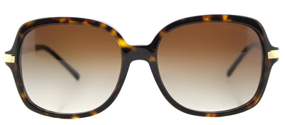 Michael Kors Adrianna II MK 2024 310613 Square Plastic Tortoise/ Havana Sunglasses with Brown Gradient Lens