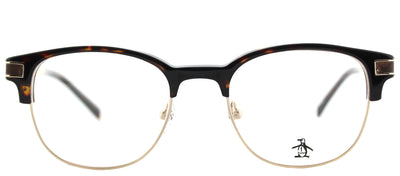 Original Penguin PE Princeton TO Square Plastic Tortoise/ Havana Eyeglasses with Demo Lens