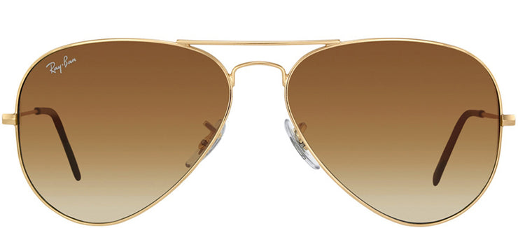 Ray-Ban Aviator Classic RB 3025 001/51 Aviator Metal Gold Sunglasses with Brown Gradient Lens