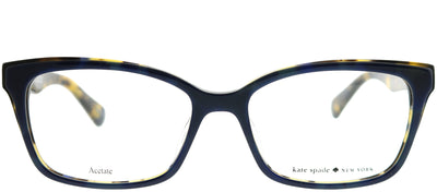 Kate Spade KS Jeri JBW Rectangle Plastic Blue Eyeglasses with Demo Lens