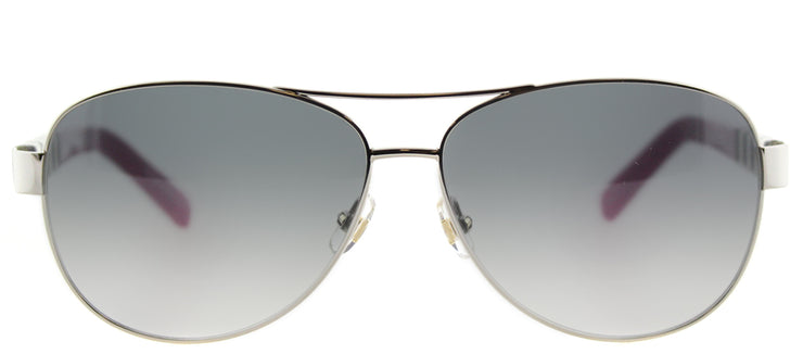 Kate Spade KS Dalia YB7 Aviator Metal Silver Sunglasses with Grey Gradient Lens