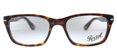 Persol PO 3012V 24 Rectangle Plastic Havana Eyeglasses with Demo Lens