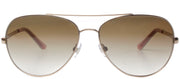 Kate Spade KS Avaline AU2 Aviator Metal Gold Sunglasses with Brown Gradient Lens