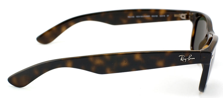 Ray-Ban New Wayfarer RB 2132 902/58 Wayfarer Plastic Tortoise/ Havana Sunglasses with Green Polarized Lens
