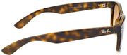 Ray-Ban New Wayfarer RB 2132 710/51 Wayfarer Plastic Brown Sunglasses with Brown Gradient Lens