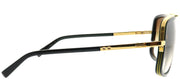 Dita Mach-One DT DRX-2030B Aviator Plastic Black Sunglasses with Dark Brown AR Lens