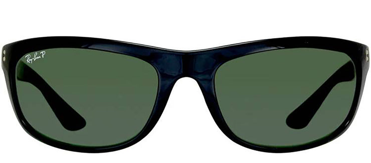 Ray-Ban Balorama RB 4089 601/58 Sport Plastic Black Sunglasses with Grey / Green Polarized Lens