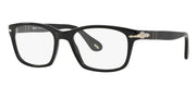 Persol PO 3012V 95 Rectangle Plastic Black Eyeglasses with Demo Lens