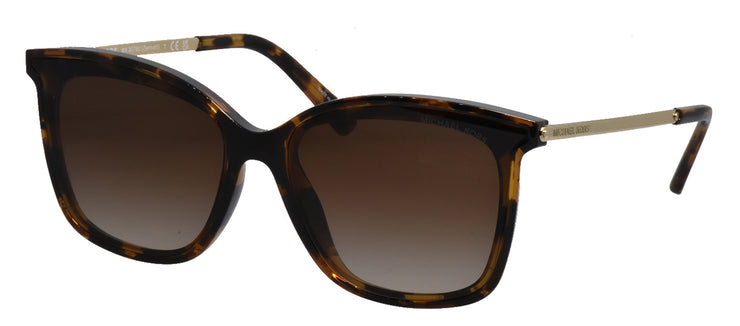 Michael Kors ZERMATT MK 2079U 333313 Square Plastic Tortoise Sunglasses with Grey Gradient Lens