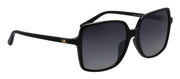 Michael Kors ISLE OF PALMS MK 2098U 3781T3 Square Plastic Black Sunglasses with Grey Gradient Lens