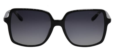 Michael Kors ISLE OF PALMS MK 2098U 3781T3 Square Plastic Black Sunglasses with Grey Gradient Lens