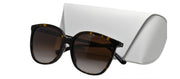 Michael Kors MK 2137U 300613 Square Plastic Tortoise Sunglasses with Brown Gradient Lens