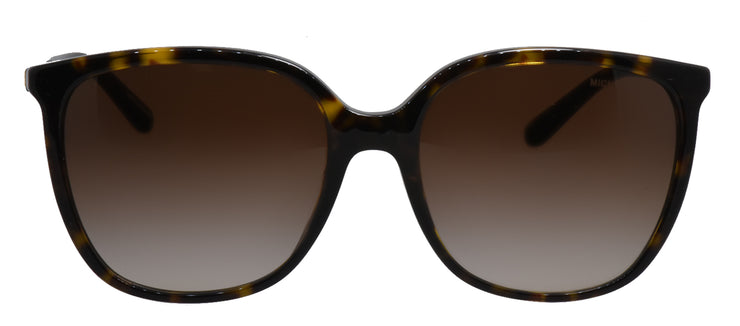 Michael Kors MK 2137U 300613 Square Plastic Tortoise Sunglasses with Brown Gradient Lens