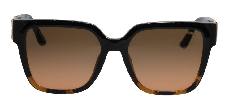 Michael Kors KARLIE MK 2170U 390818 Square Plastic Tortoise Sunglasses with Orange Gradient Lens