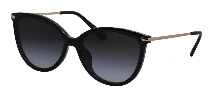 Michael Kors DUPONT MK 2184U 30058G Cat-Eye Plastic Black Sunglasses with Grey Gradient Lens