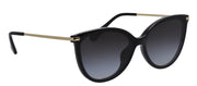 Michael Kors DUPONT MK 2184U 30058G Cat-Eye Plastic Black Sunglasses with Grey Gradient Lens