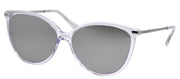 Michael Kors DUPONT MK 2184U 30156G Cat-Eye Plastic Clear Sunglasses with Silver Mirror Lens