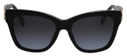 Michael Kors EMPIRE SQUARE MK 2182U 30058G Butterfly Plastic Black Sunglasses with Grey Gradient Lens