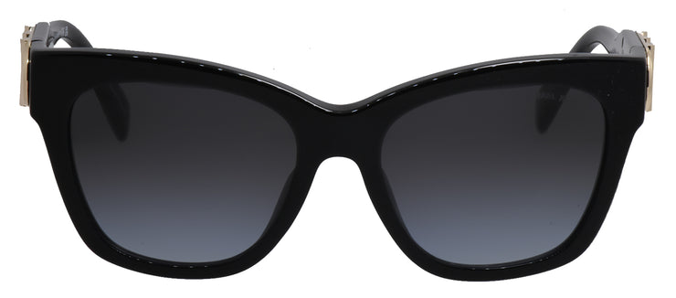 Michael Kors EMPIRE SQUARE MK 2182U 30058G Butterfly Plastic Black Sunglasses with Grey Gradient Lens