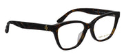 Tory Burch TY 2132U 1728 Cat-Eye Plastic Tortoise Eyeglasses with Logo Stamped Demo Lenses