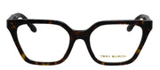 Tory Burch TY 2133U 1728 Rectangle Plastic Tortoise Eyeglasses with Logo Stamped Demo Lenses