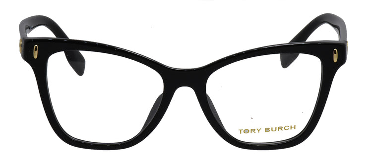 Tory Burch TY 2142U 1709 Cat-Eye Plastic Black Eyeglasses with Logo Stamped Demo Lenses