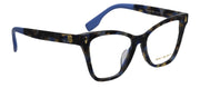 Tory Burch TY 2142U 1957 Cat-Eye Plastic Tortoise Eyeglasses with Logo Stamped Demo Lenses